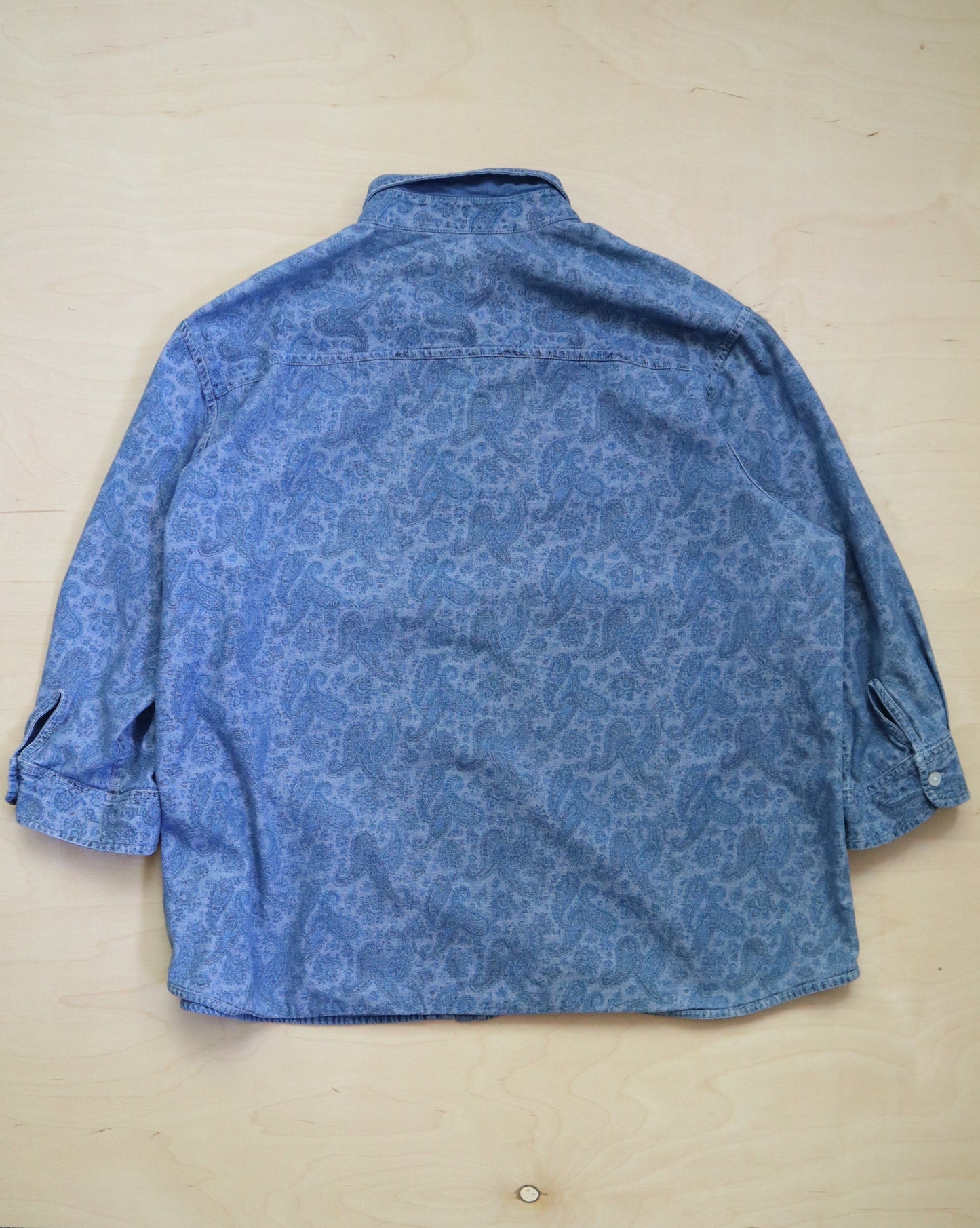 Paisley Denim Shirt (2XL/3XL)