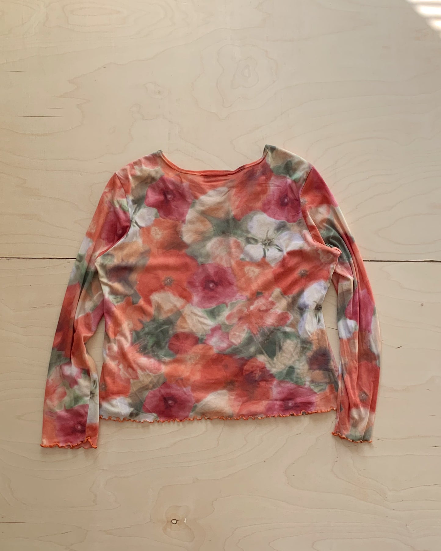 Floral Mesh Long Sleeve (M/L)