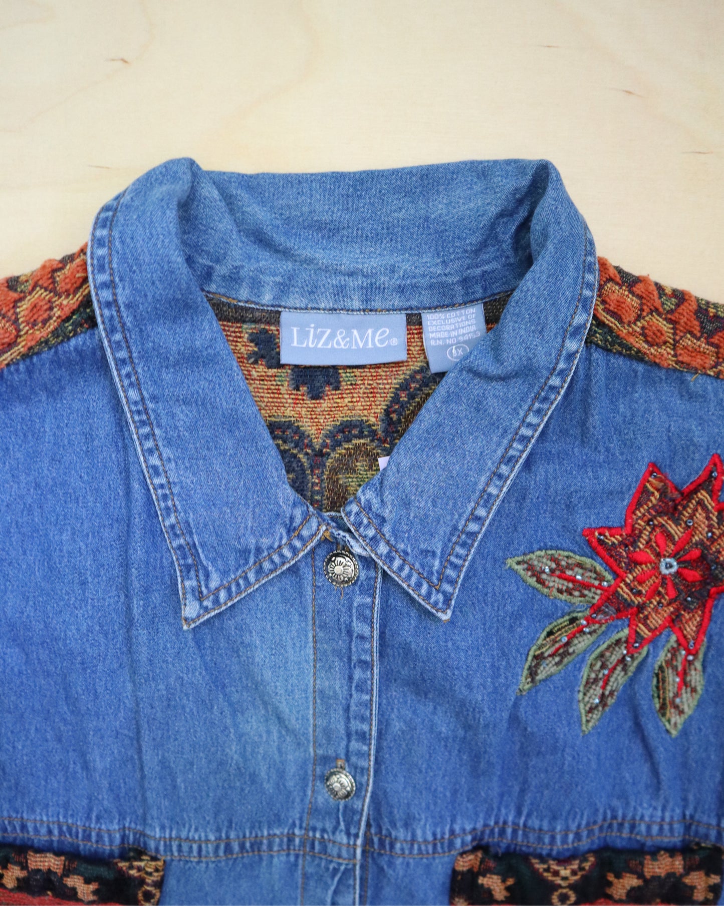 Tapestry Denim Shirt (XL/XXL)