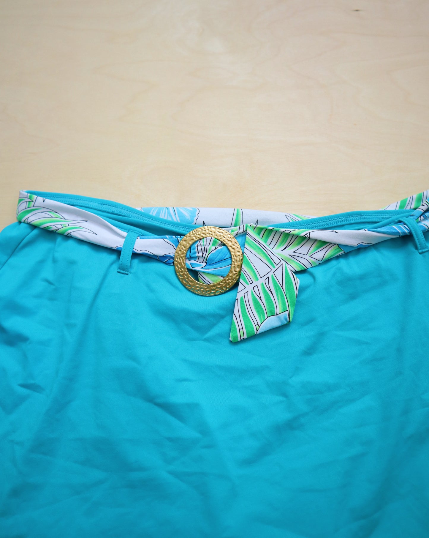 Turquoise Bikini Skort (M/L)