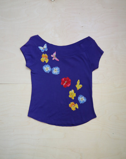 Butterfly Wide Neck Top (L/XL)