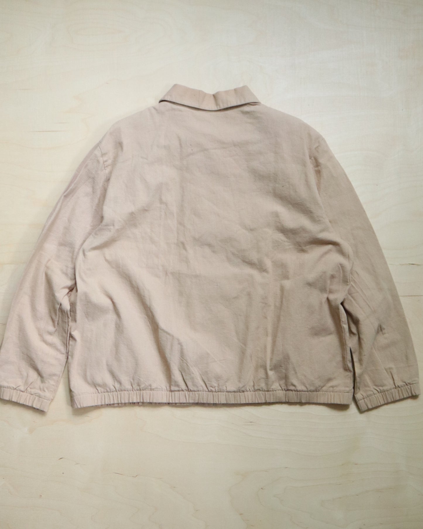 Khaki Flowers Cotton Jacket (L/XL)