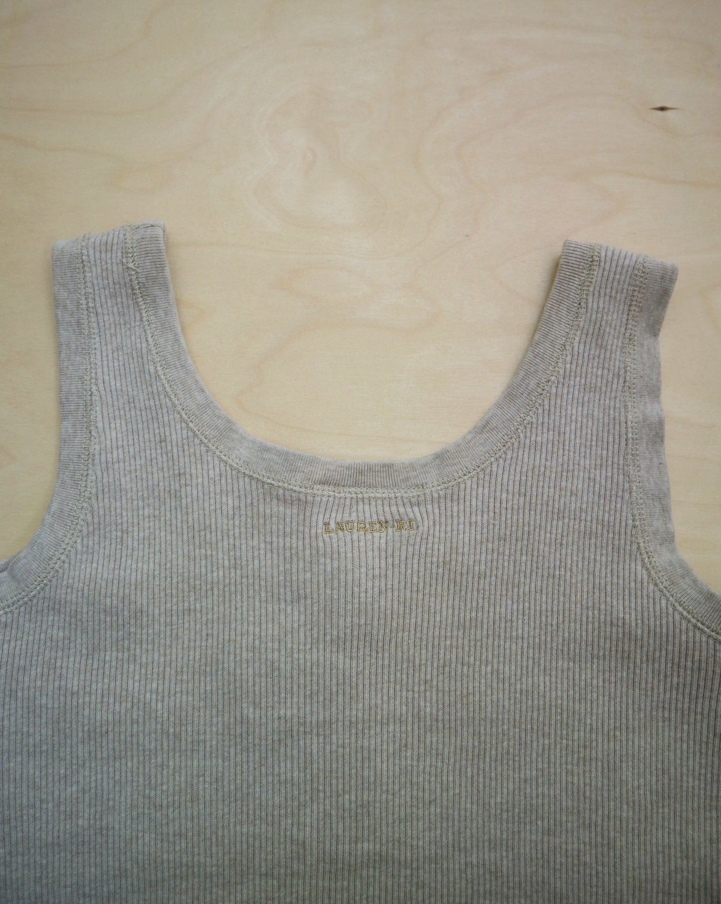 Oatmeal Bow Tank (M/L)