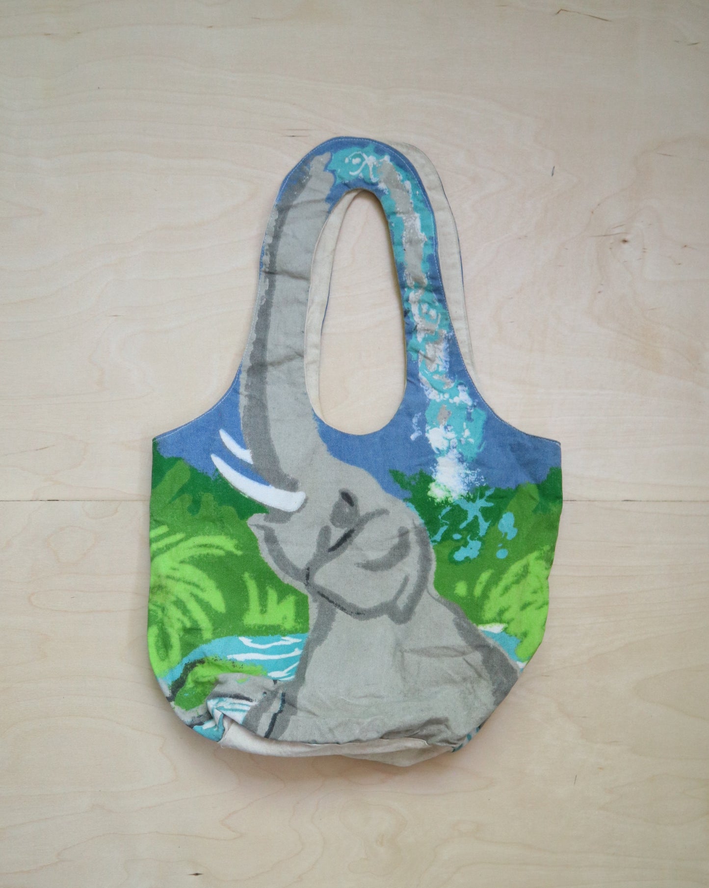 Elephant Painted Tote