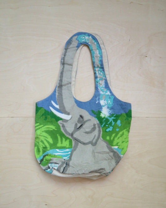 Elephant Painted Tote