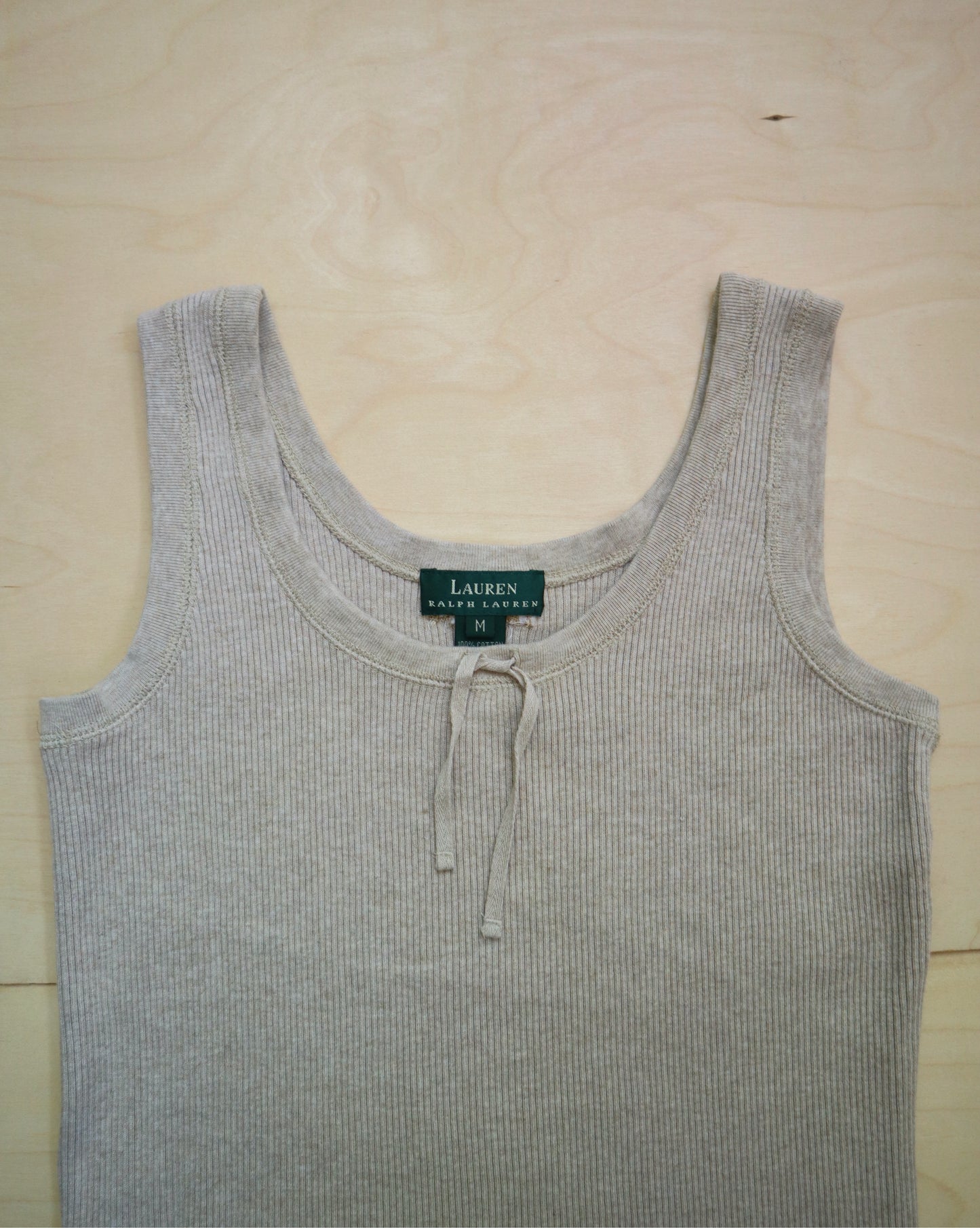 Oatmeal Bow Tank (M/L)