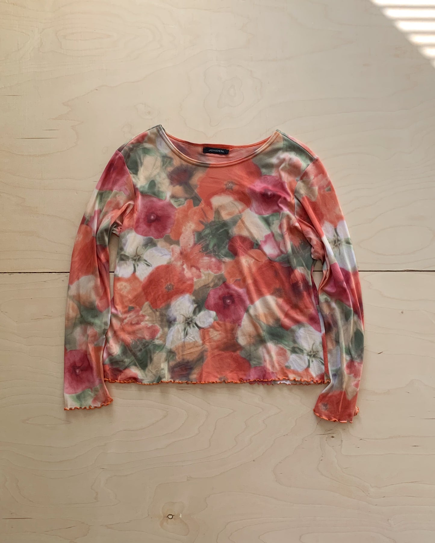 Floral Mesh Long Sleeve (M/L)