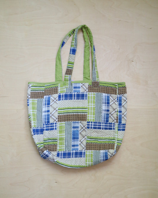 Checkered Tote Bag