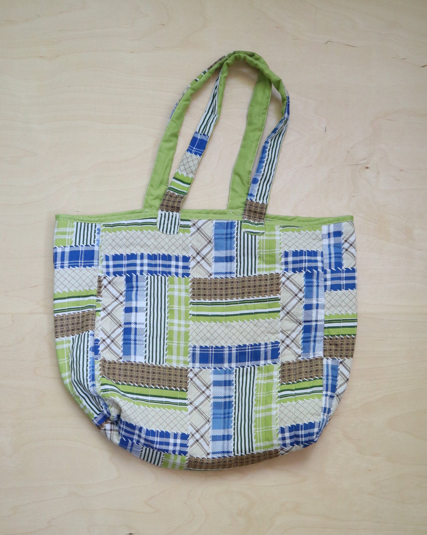 Checkered Tote Bag