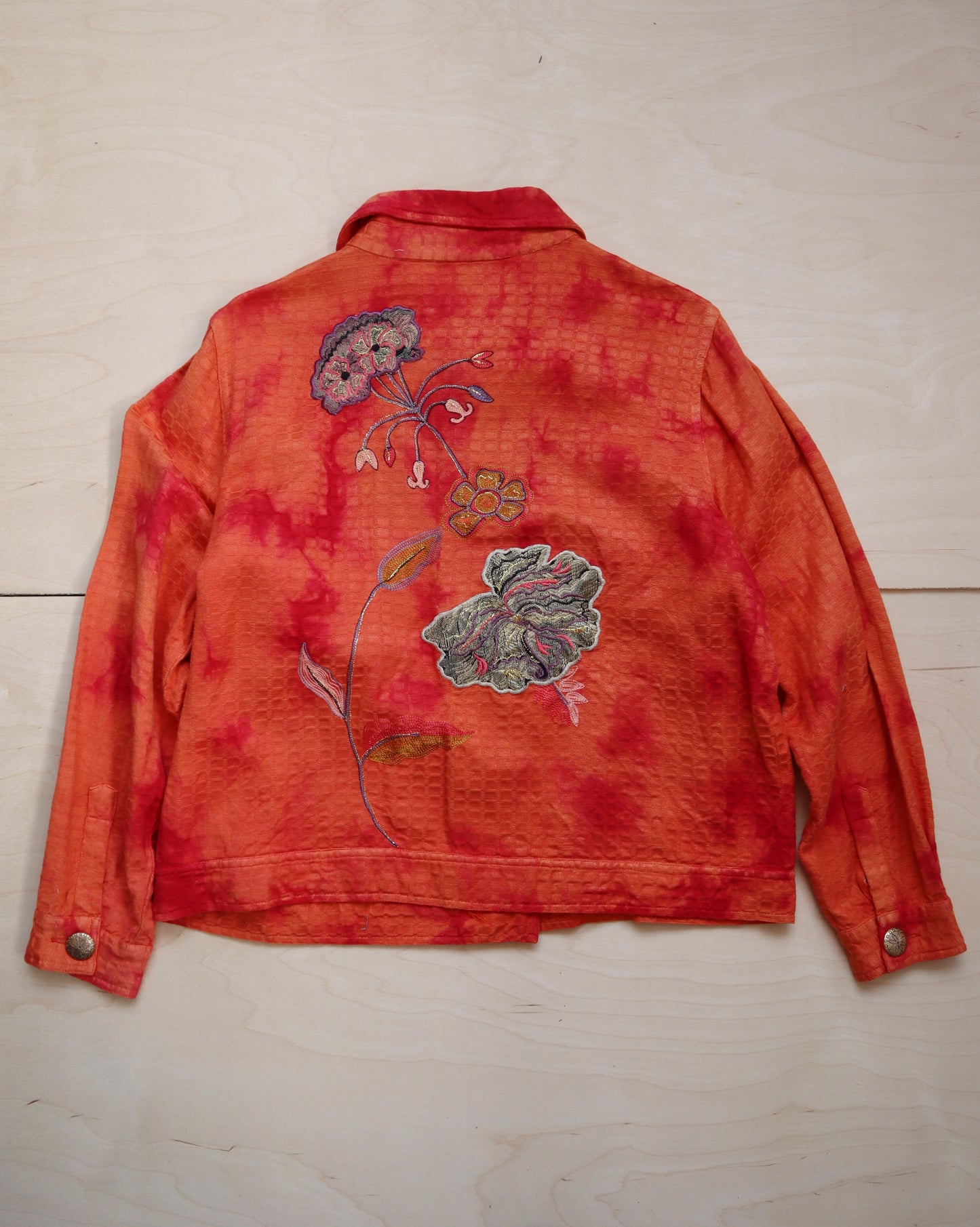 Vintage Floral Embroidered Jacket (M/L)