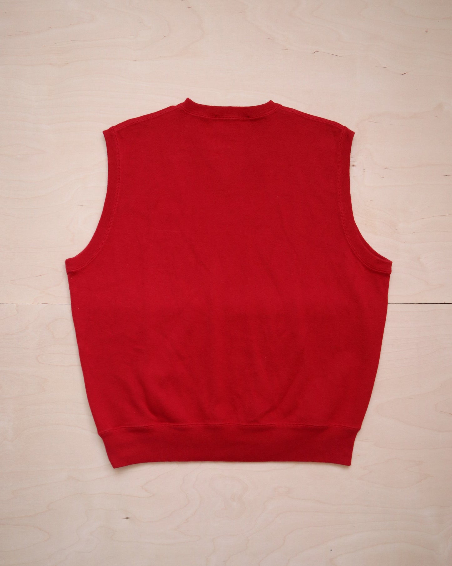 Vintage Red Polo Vest (M/L)