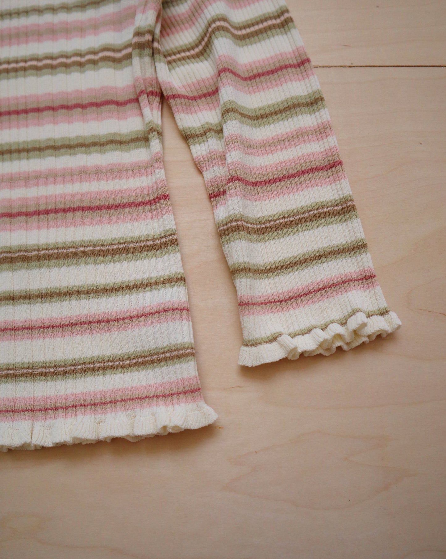 Vintage Striped Boat Neck Top (M/L)